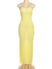 Clash Of Thrills Bubble Maxi Dress