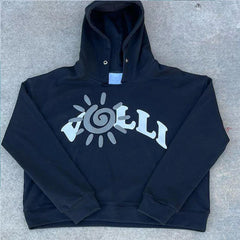 Hoodies Women Letter Print VOLLI Loose Streetwear