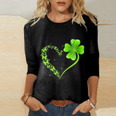 Casual Summer Loose Tunic T-Shirt Women St Patricks Day Streetwear Clothing