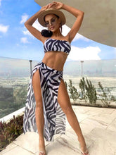 Bikini Leopard Print Three Piece Swimwear Sexy