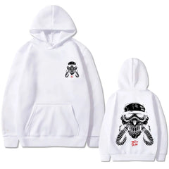 Hoodie Skeleton Printed Men Casual Oversized Streetwear Gothic Trendy
