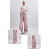 Cargo Pants Vintage Harajuku Y2k Aesthetic Oversize High Waist Baggy Trousers 2000s