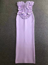 Arana Ruffles Bandage Maxi Dress