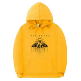 Bad Omens Print Hoodie Funny Moth Graphic Fashion Hip Hop Streetwear