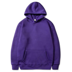 Hoodies Men Top Solid Color