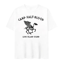 Camp Half Blood Long Island Sound T Shirt Vintage Skull Percy Jackson