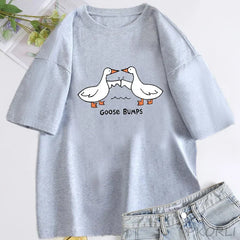 Silly Goose Bumps T-shirt Unisex Summer Tee