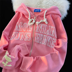 Hoodies Embrace Harajuku and Streetwear Style with Casual Letter Prints and Loose Fit Stay Chic and Cozy in these Y2K-Inspired Jackets and Coats