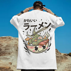 Clothing Street Harajuku Short Sleeve Oversize Casual O-Neck Tees