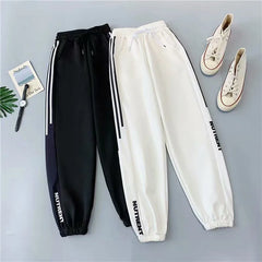 Sweatpants Women Casual Trousers Joggers Black Hip Hop Sports Pants Loose