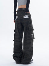 Y2K Vintage Camouflage Cargo Pants Women's Streetwear