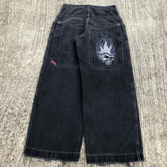 Y2k Street Hip Hop Rock Pattern Vintage Harajuku