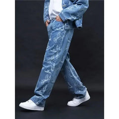 Retro Pants Hip-Hop National Tide Trousers