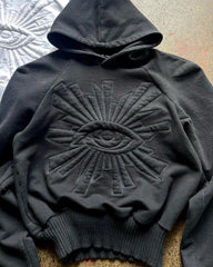 Y2K Oversized Pattern Hoodie Art Punk Streetwear for Men