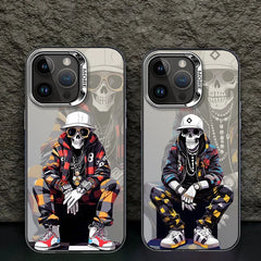 Case Cool Cartoon Fashion Skull Graffiti Color Laser Printing