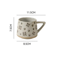 Christmas Retro Ceramic Coffee Mug J