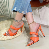 Don't You Love Me Mule Pointed Toe Heels