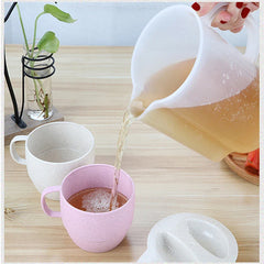 Reusable Eco Friendly Plastic Biodegradable Wheat Straw Cup Drinking Cup