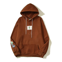 Cactus Jack Brown Fleece Hoodie