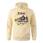 Autumn Winter printing Basketball shoes Hoodie Sweatshirt loose casual Hip-hop Sweatshirts