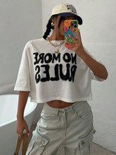 No More Rules Crop T-Shirt