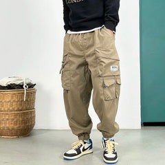 Chic Korean Fashion Cargo Pants for Men Streetwear