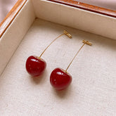 Cherry Drop Earrings
