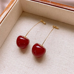 Cherry Drop Earrings