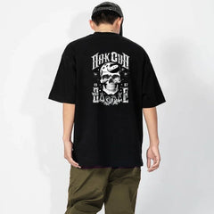 Summer Men's plus Size T-shirt Hip Hop Lette Printing Streetwear Tees