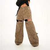 With My Whole Heart Spliced Wide Leg Jeans