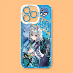 Blue Archive Soft Silicone Case for iPhone Transparent Back Cover