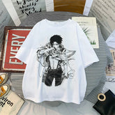 Summer Harajuku Women T-shirts Japanese Anime Attack On Titan Levi Ackerman
