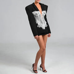 Bossing Around Lace Blazer