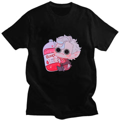 Cute Cartoon Astarion Print T-shirt Summer Casual