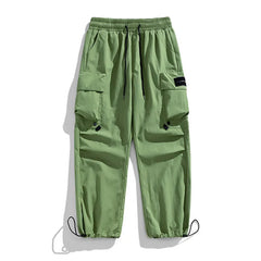 Men Cargo Sweatpants High Street Fashion Design