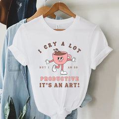 Coffee Graphic T-shirt Short Sleeve