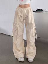 Chic Kpop Harajuku Cargo Pants Y2K Vintage Streetwear Elegance