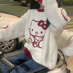 Sweater Top Korean Sweater Women Fashion Long Sleeve Sweater