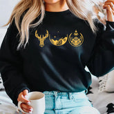Casual Sweatshirt City of Starlight Night Court, Court of Thorn and Roses Print Pullovers Women