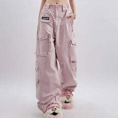 Cargo Pants Vintage Harajuku Y2k Aesthetic Oversize High Waist Baggy Trousers 2000s