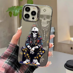 Case Cool Cartoon Fashion Skull Graffiti Color Laser Printing