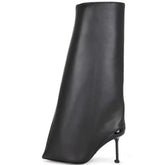 Shark Toe Knee Length Boots