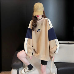 Loose Tops Pullovers Sweatshirts for Women Graphic Round Neck