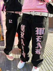 Y2K Skull Drawstring Pants - Summer Fashion