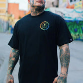 Casual Summer Retro Skull T-Shirt American Hiphop