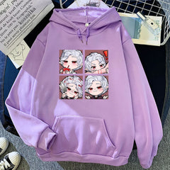 Kawaii Astarion Hoodie: Vintage Charm for Aesthetic Fashionistas