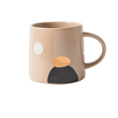 Ceramic mug creative semi circular breakfast plate personalized