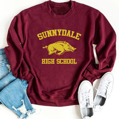 Buffy The Vampire Slayer Sweatshirt Sunnydale High School Retro Crewneck