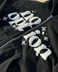 Pullover Zip Streetwear Oversize Halloween tops Y2K Men's Hoodies Punk Kpop