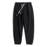 Autumn Winter Korean Fleece Pants Men's Casual Joggers